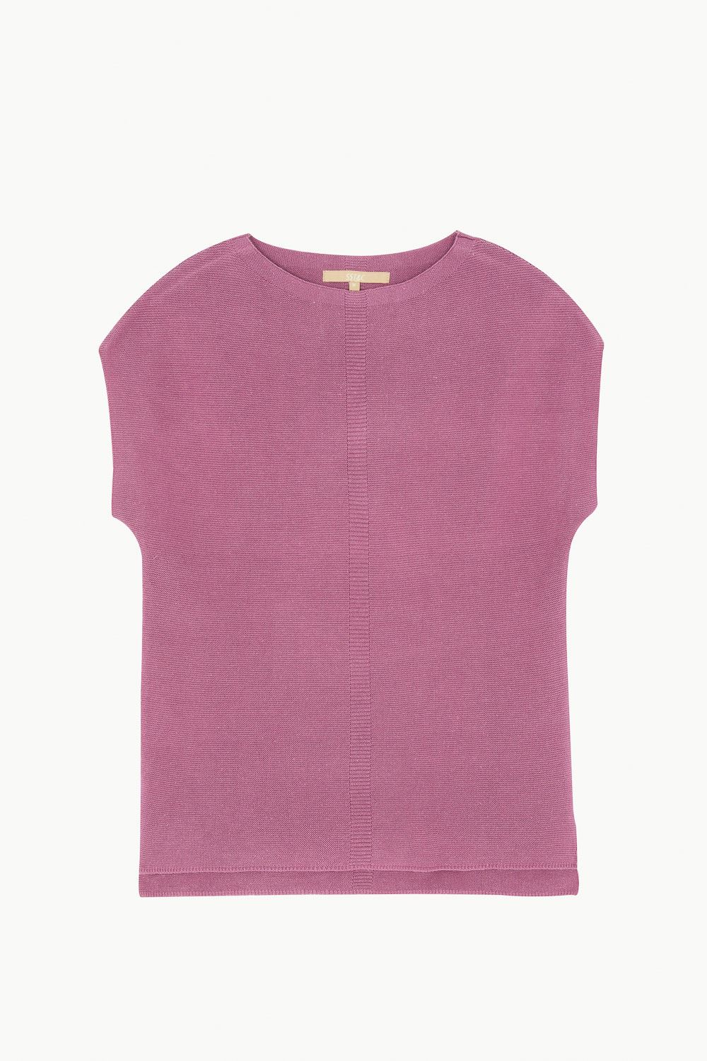 SST&C Blue and Purple Simple Sleeveless Sweater | 8662303003  (Outlet)_8
