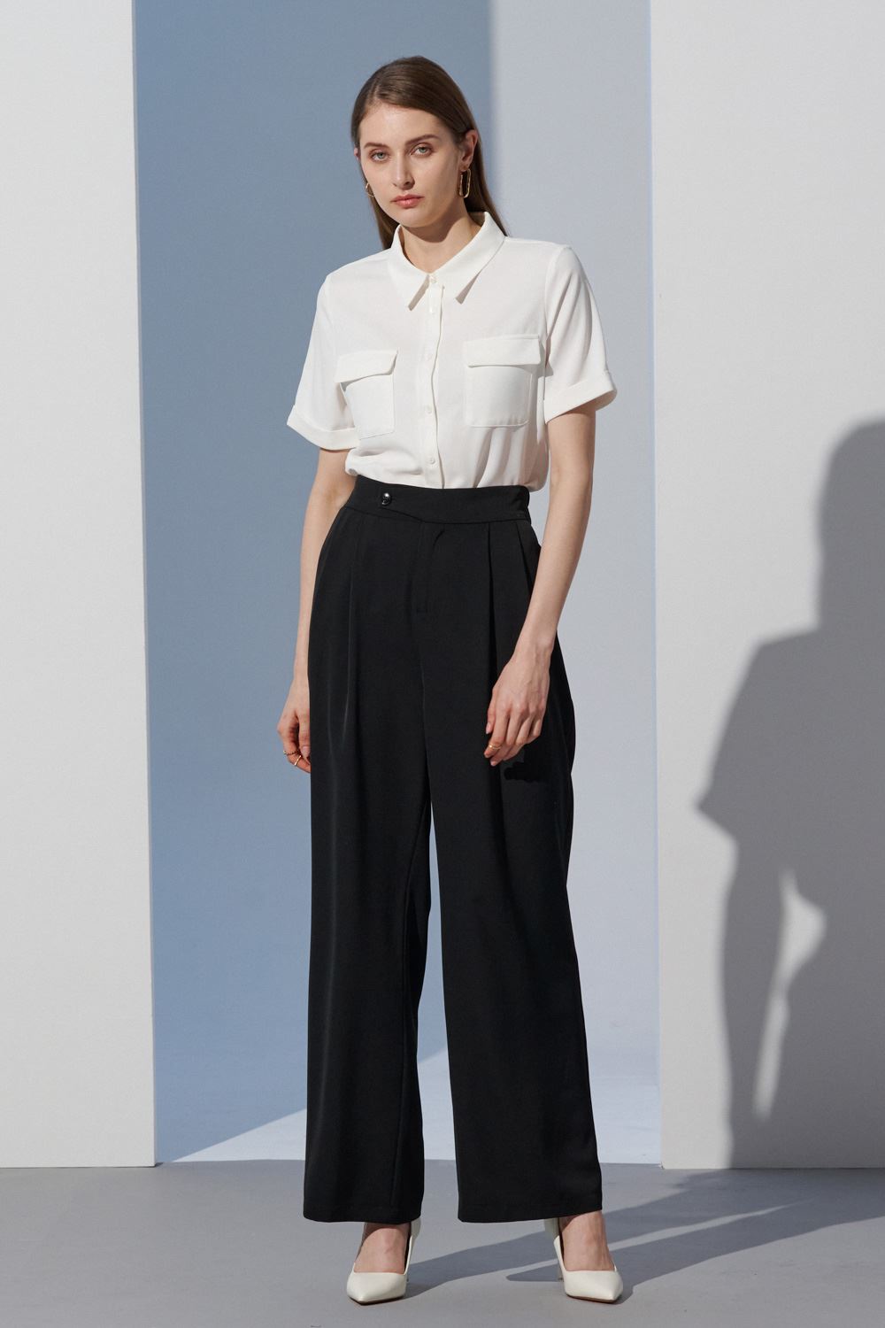 SST&C White Pocket Reflex Short Sleeve Shirt | 7662303001  (Outlet)_5