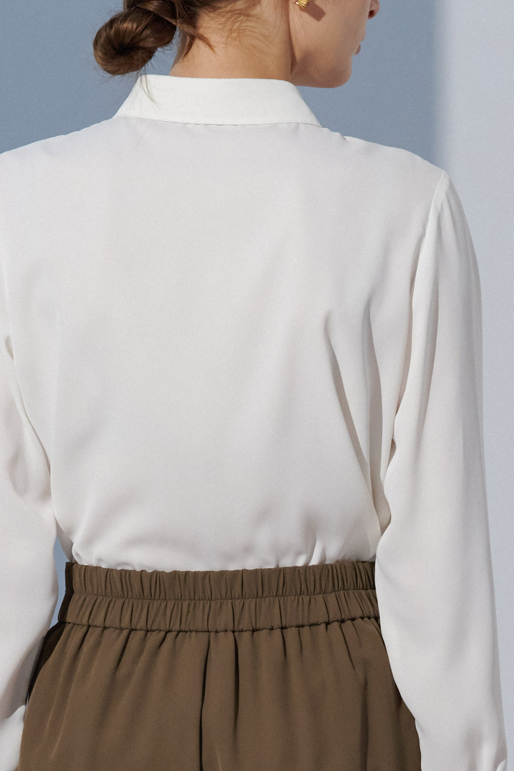 SST&C White Placket Lapel Top | 7662303006  (Outlet)_6