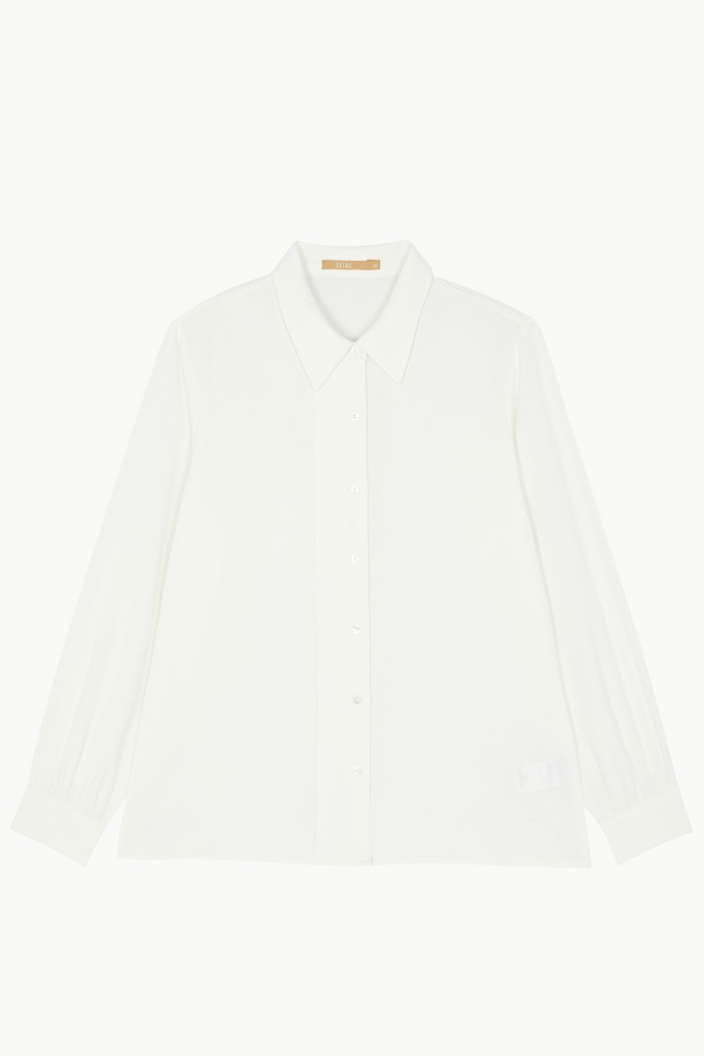 SST&C White Placket Lapel Top | 7662303006  (Outlet)_8