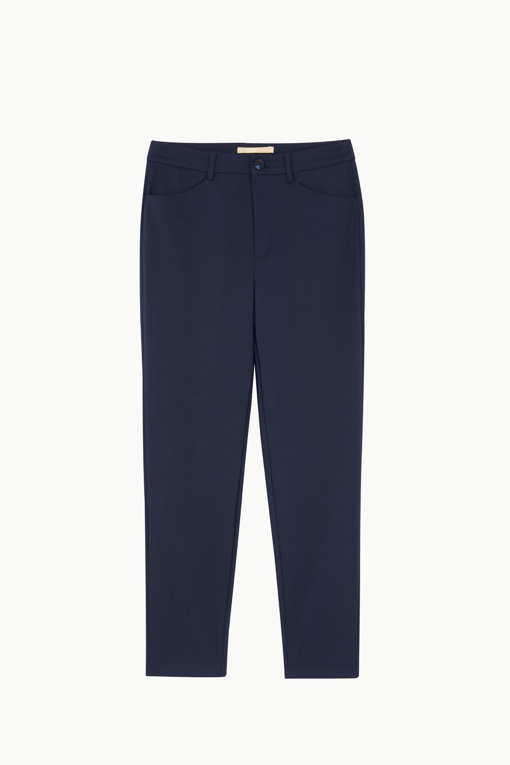 SST&C Mid-Rise Skinny Stretch Trousers In Midnight Blue | 8262303002  (Outlet)_7