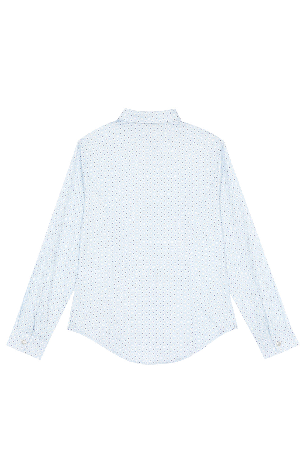 SST&C Light Blue Printed Pleated Collar Slim Fit Shirt | 7562303008  (Outlet)_8
