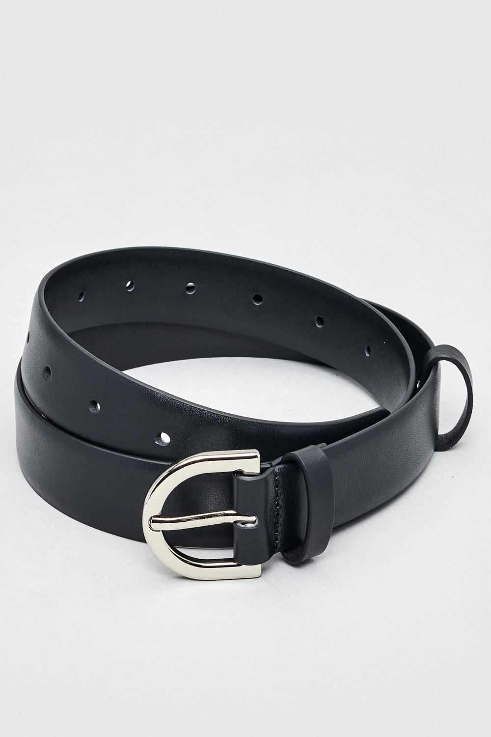 SST&C Black Wide Belt | 9162303002  (Outlet)_0