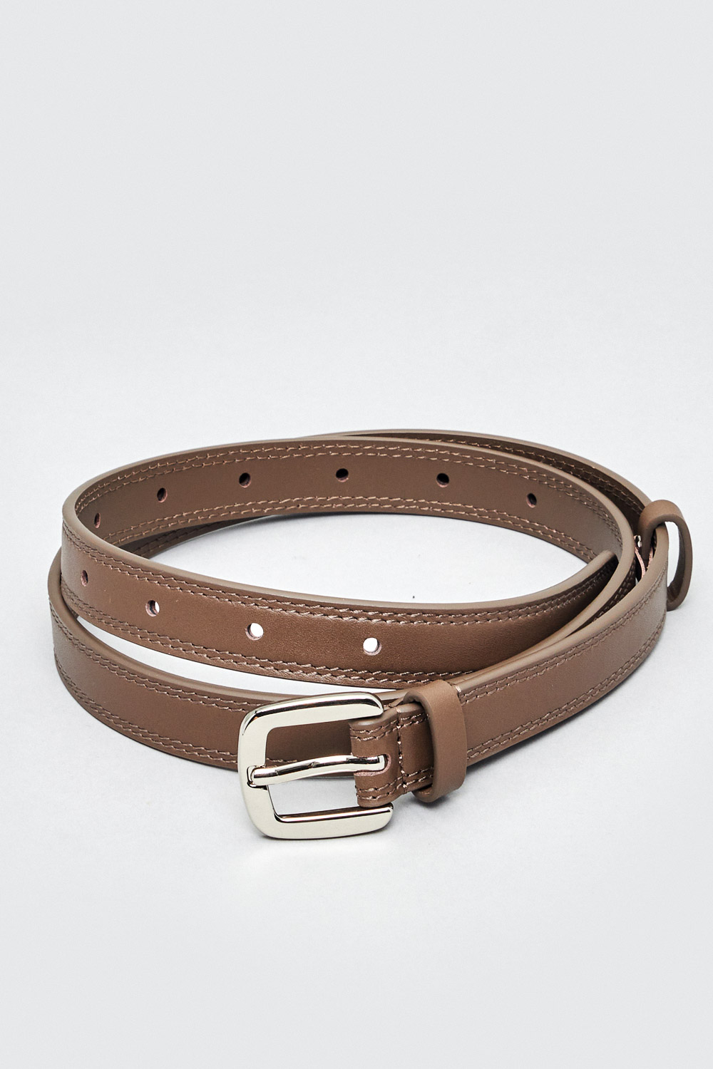 SST&C Bright Silver Small Square Belt | 9162303011  (Outlet)_0
