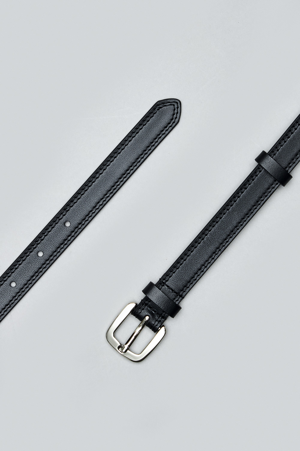 SST&C Bright Silver Small Square Belt | 9162303012  (Outlet)_2
