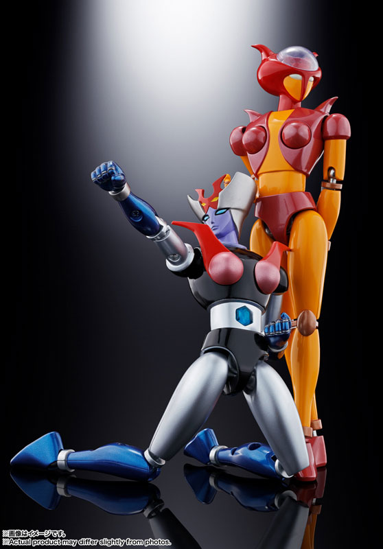 BANDAI 超合金魂GX-08R 無敵鐵金剛魔神Z 阿芙蘿黛蒂vs GX-09R 彌