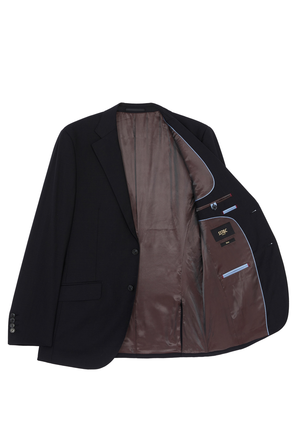 SST&C #Milan Series  Black Textured Slim Fit Suit Jacket | 0112304002  (Outlet)_9