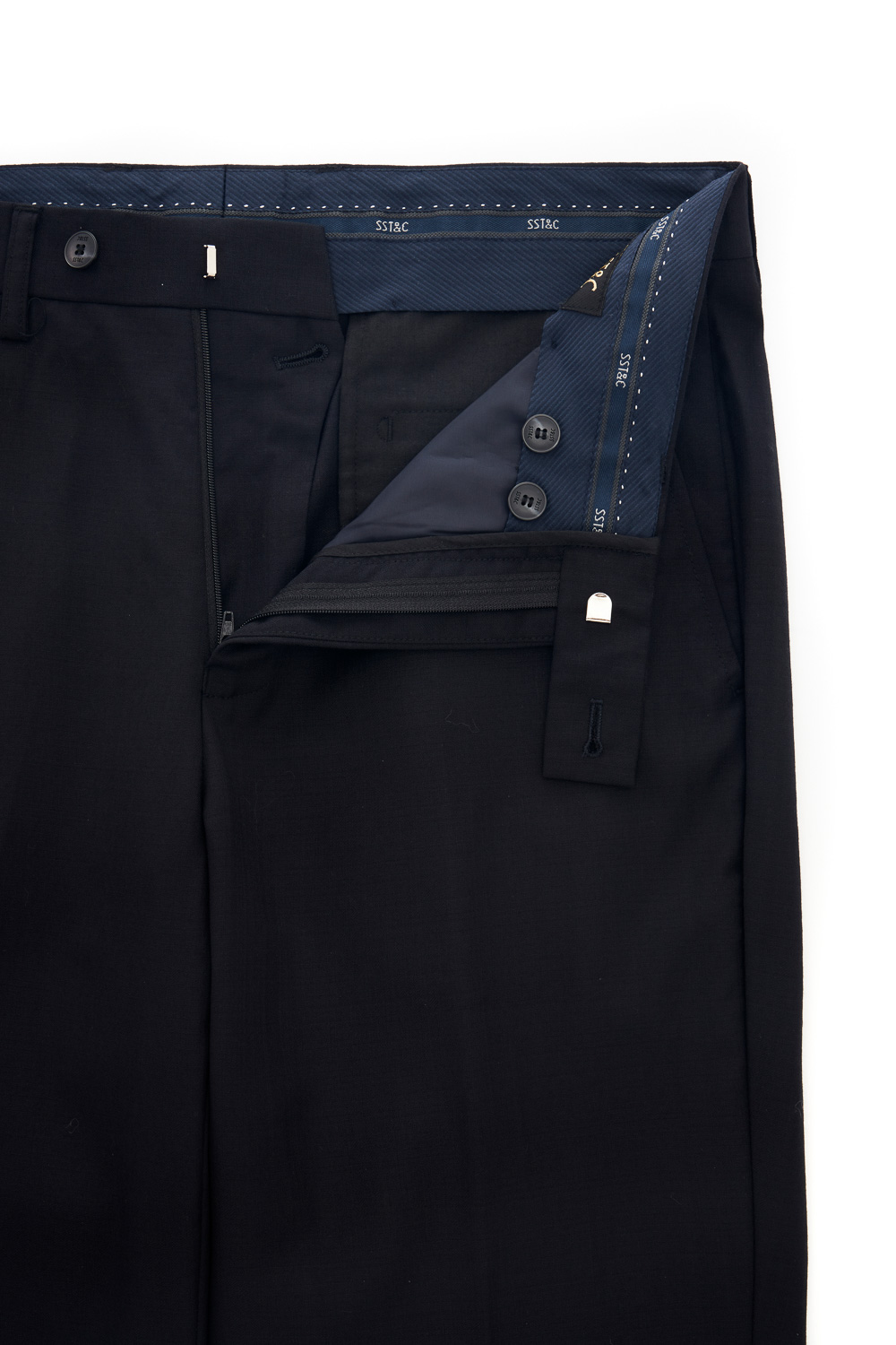 SST&C #Milan Series  Black Textured Slim Fit Suit Trousers | 0212304002  (Outlet)_9
