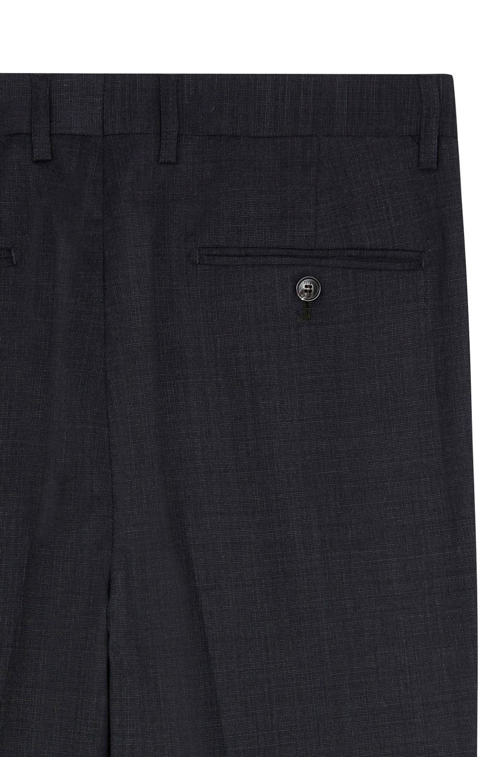 SST&C Charcoal Gray Machine Washable Classic Suit Trousers | 0212304006  (Outlet)_8