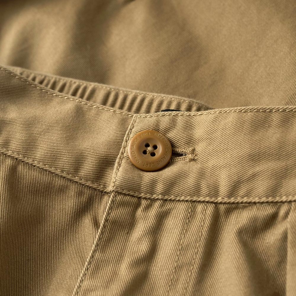 Filter017 Balloon Shorts 卡其 斜紋氣球短褲 H5596【新竹皇家 47129140892】_2