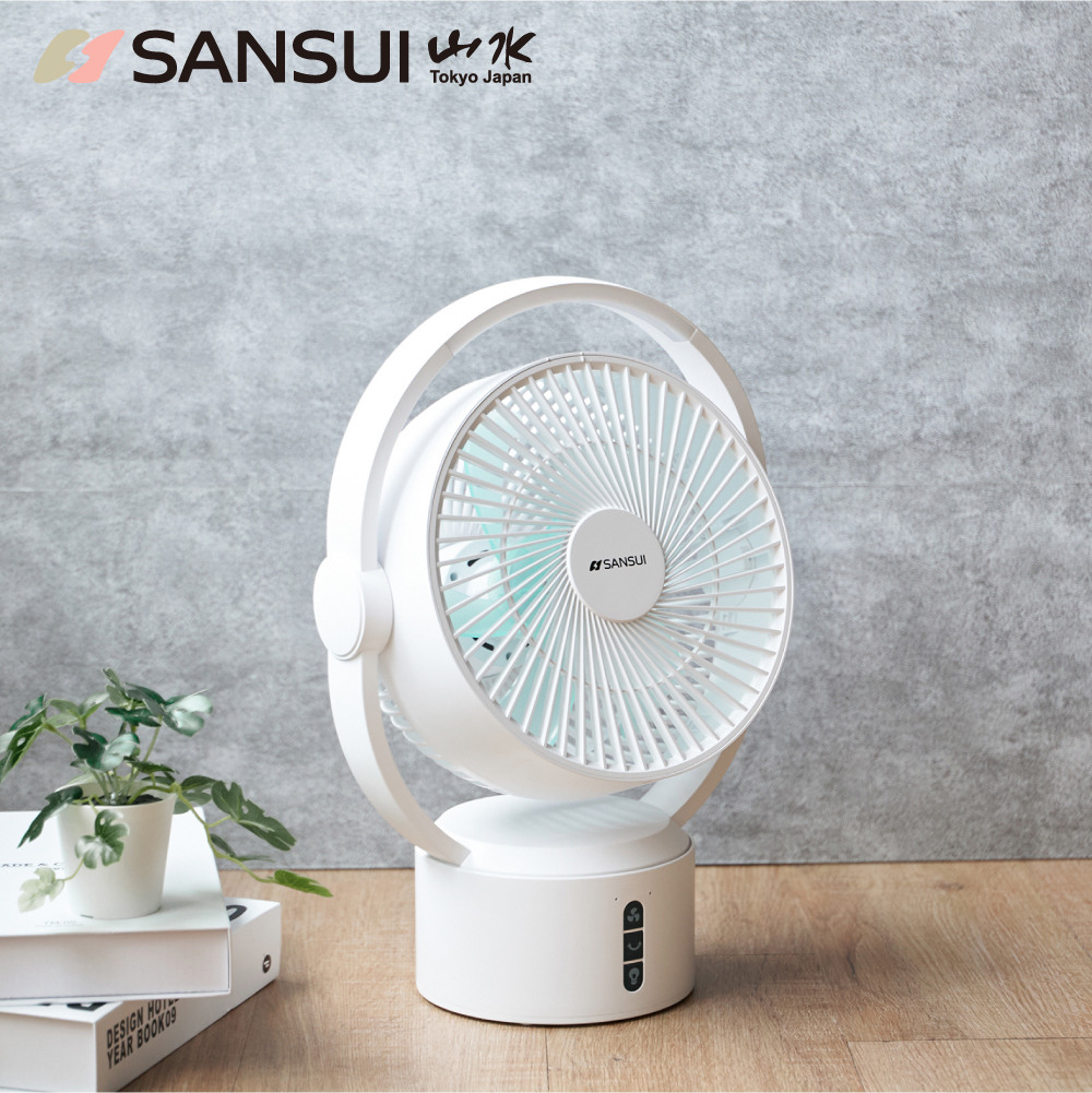［SANSUI 山水］SDF-0915 驅蚊充電風扇（9吋）（充電式電風扇）