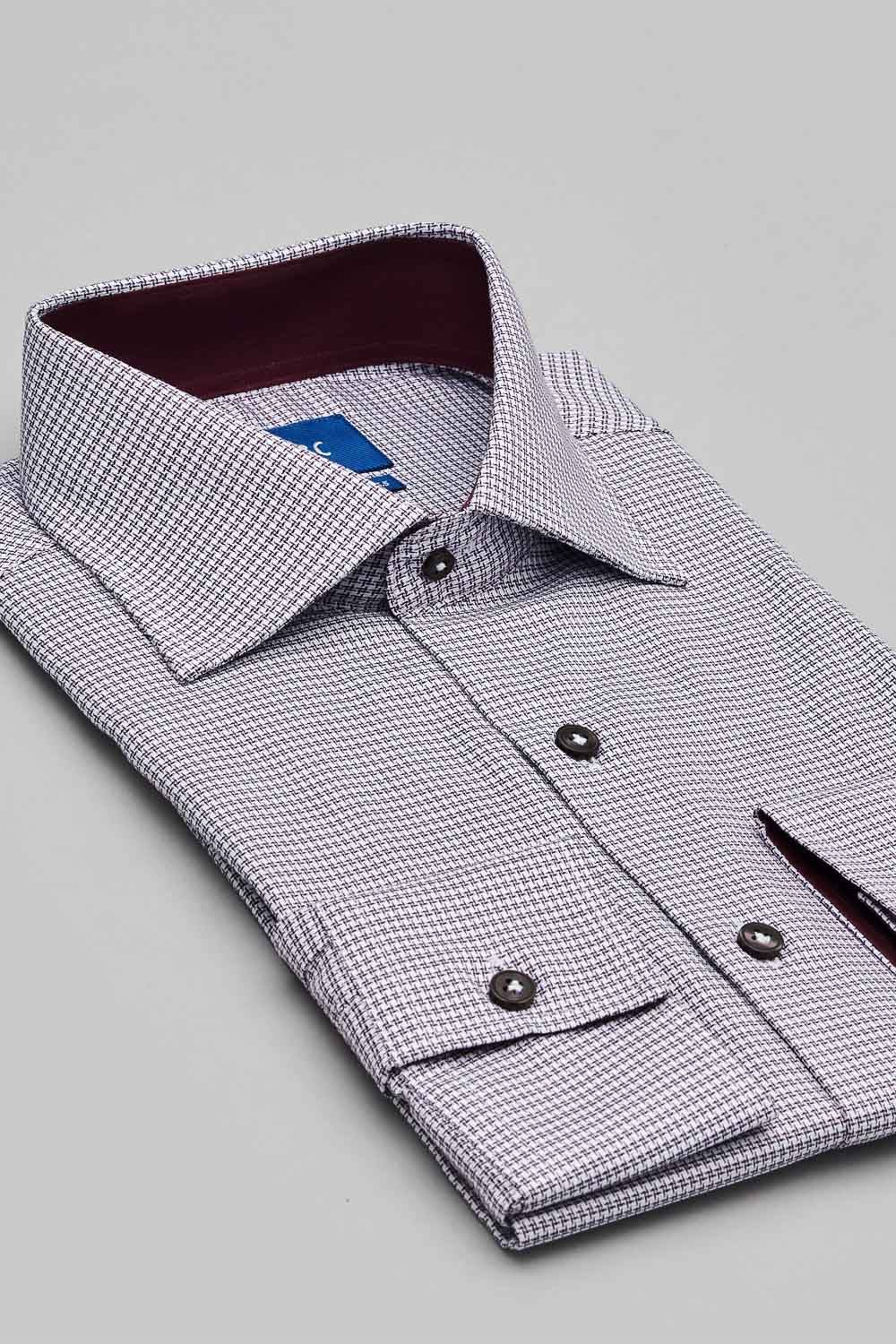 SST&C #Comfortable Cotton  Red Brown Standard Shirt | 0312304001  (Outlet)_8