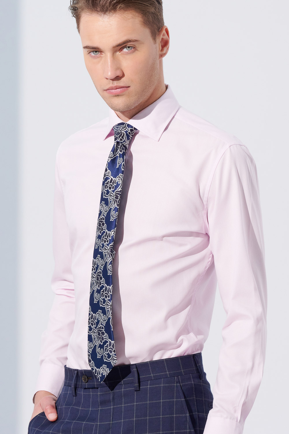 SST&C #Easycare  Pink Standard Shirt | 0312304003  (Outlet)_1