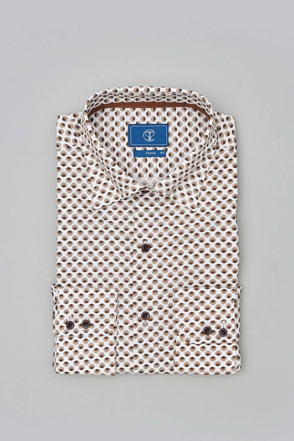 SST&C #Comfortable Cotton  Shell Print Standard Shirt | 0312304007  (Outlet)_7