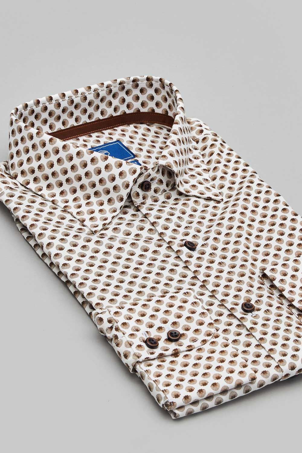 SST&C #Comfortable Cotton  Shell Print Standard Shirt | 0312304007  (Outlet)_8