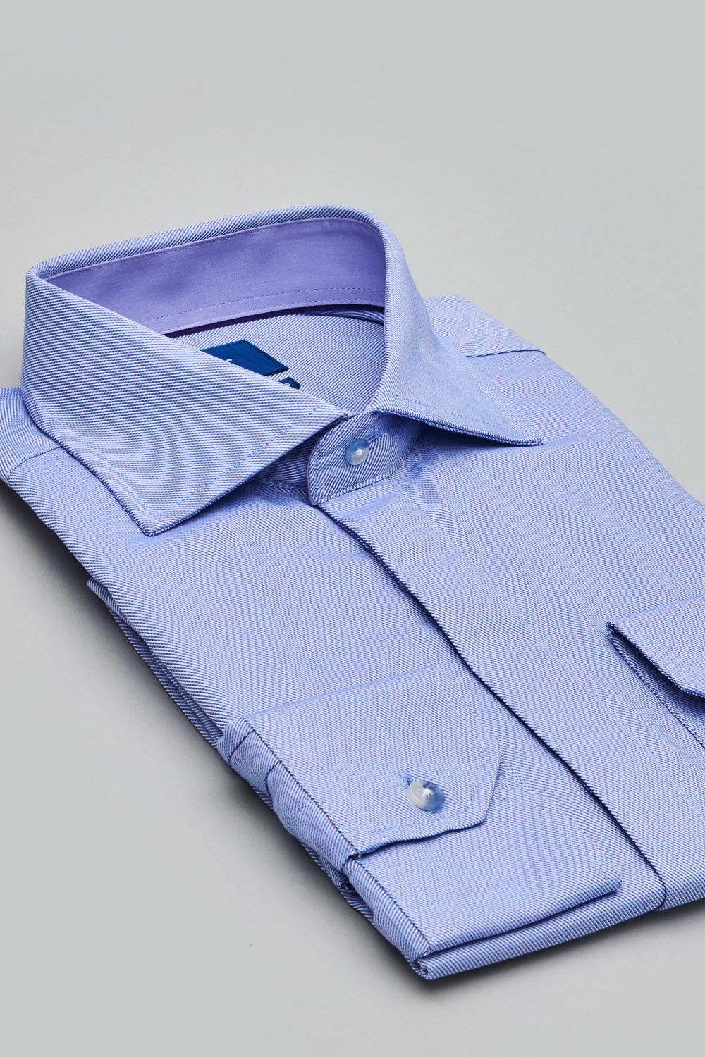 SST&C #Comfortable Cotton  Purple and White Mixed Yarn Slim Fit Shirt | 0312304012  (Outlet)_8