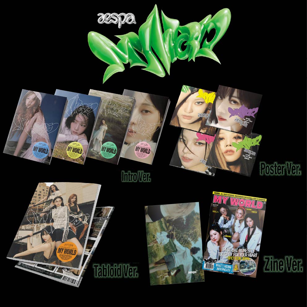 AESPA - MY WORLD (3RD MINI ALBUM) 迷你三輯 CD 韓國發行_0