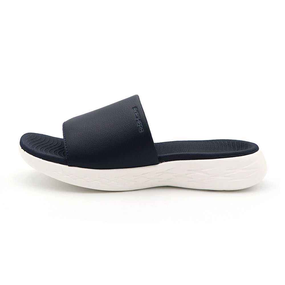 Skechers  ON-THE-GO 600 深藍 白色 拖鞋 休閒鞋 女款 J1931 【新竹皇家 140727NVY】_0