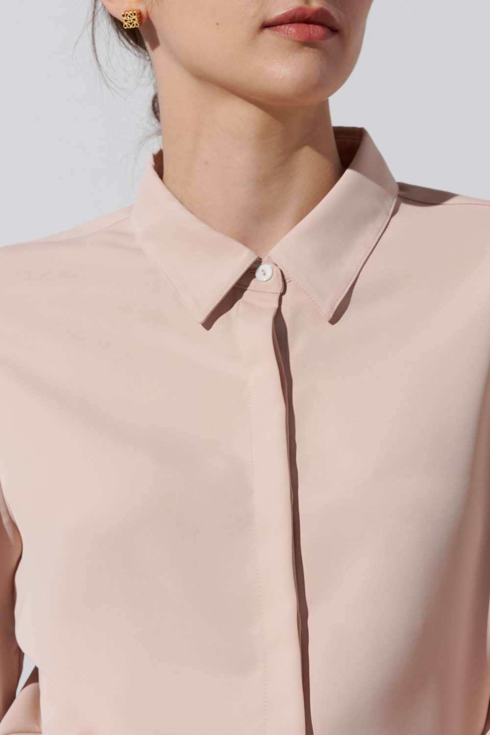 SST&C Apricot Shirt Collar Three-Quarter Sleeve Women'S Top | 7662304002  (Outlet)_6