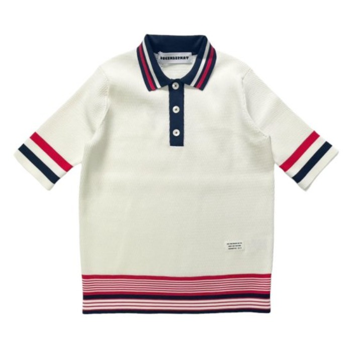 【DECEMBERMAY】Chronicle thermal knit Polo neo_WOMEN 2-205-1019