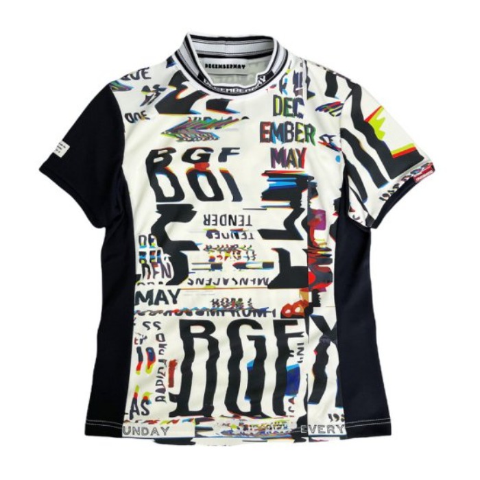 【DECEMBERMAY】Digitaldistortion Mockneck_WOMEN 2-205-0130