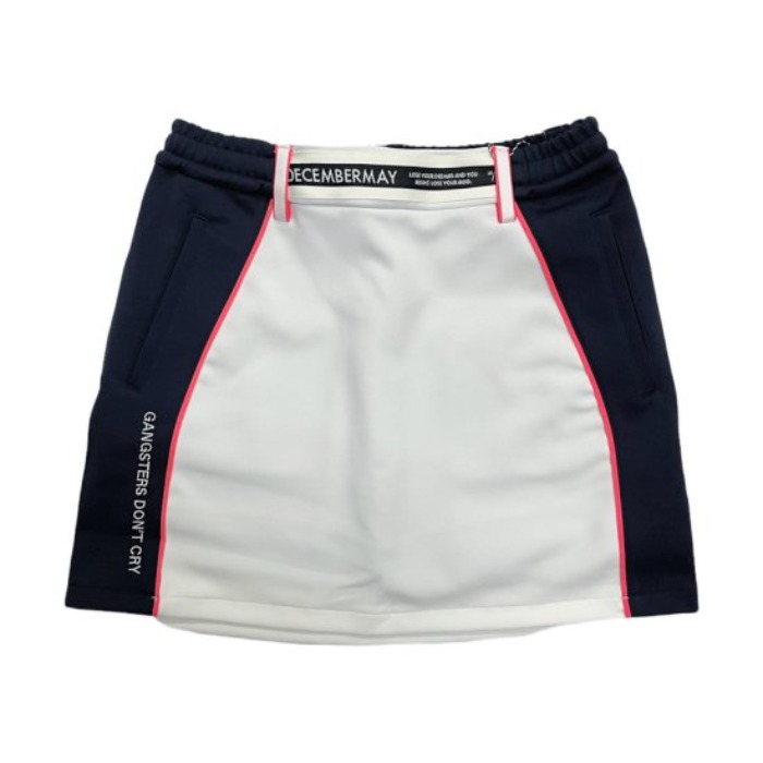 【DECEMBERMAY】Color scheme cutting skirt_WOMEN 2-205-2530