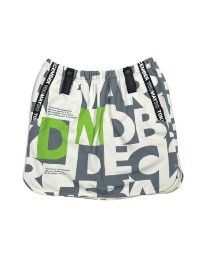 【DECEMBERMAY】Graffity fit skirt_WOMEN 2-205-2534