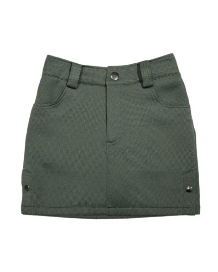 【DECEMBERMAY】Double knit Unisex semi-tight Skirt_WOMEN 2-212-2544