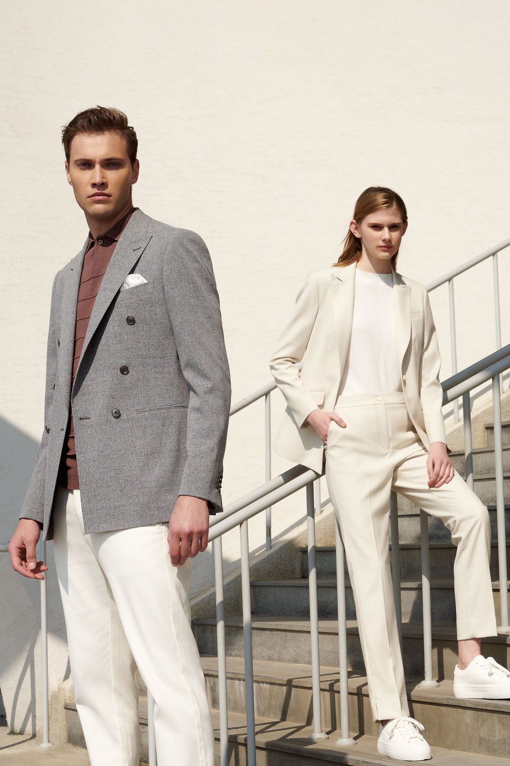 SST&C Cream Sword Collar Women'S Suit Jacket | 7162304003  (Outlet)_5