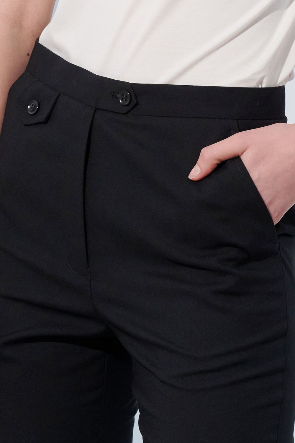 SST&C Black Design Women'S Suit Trousers | 7262304002  (Outlet)_5
