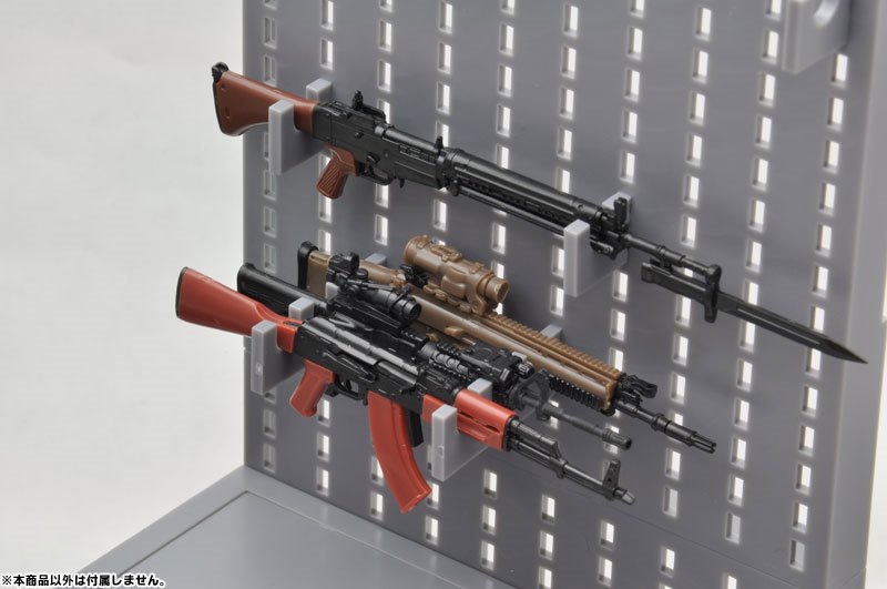 TOMYTEC 1/12 迷你武裝 LD006 置槍架C 組裝模型_2