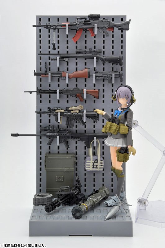 TOMYTEC 1/12 迷你武裝 LD006 置槍架C 組裝模型_3
