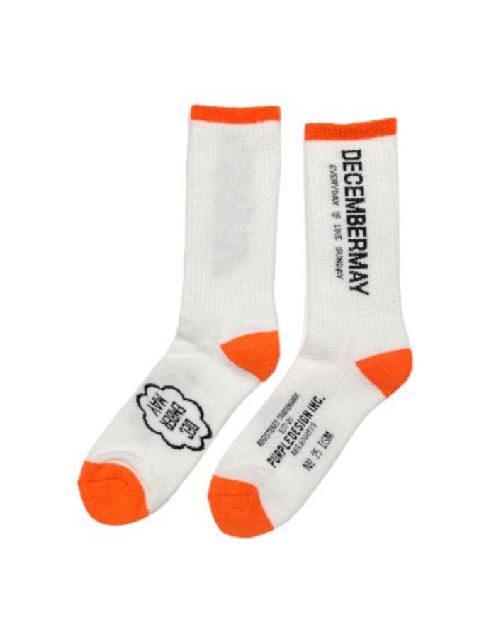 【DECEMBERMAY】Logo socks_WOMEN 2-999-4104
