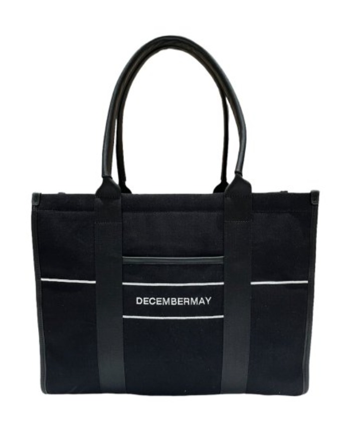 【DECEMBERMAY】Square canvas big totebag_3-999-8515