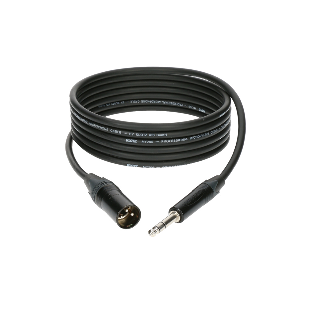 【KLOTZ】M1 專業麥克風線 黑 (XLR公 - 6.3mm公) Neutrik 1米/3米/5米/10米 公司貨_1