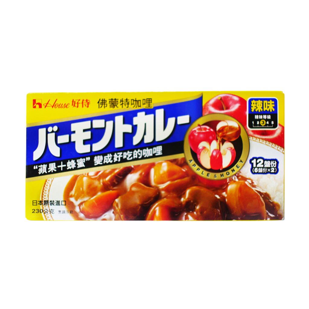 好侍佛蒙特咖哩塊辣味1入(鮮時配)_0