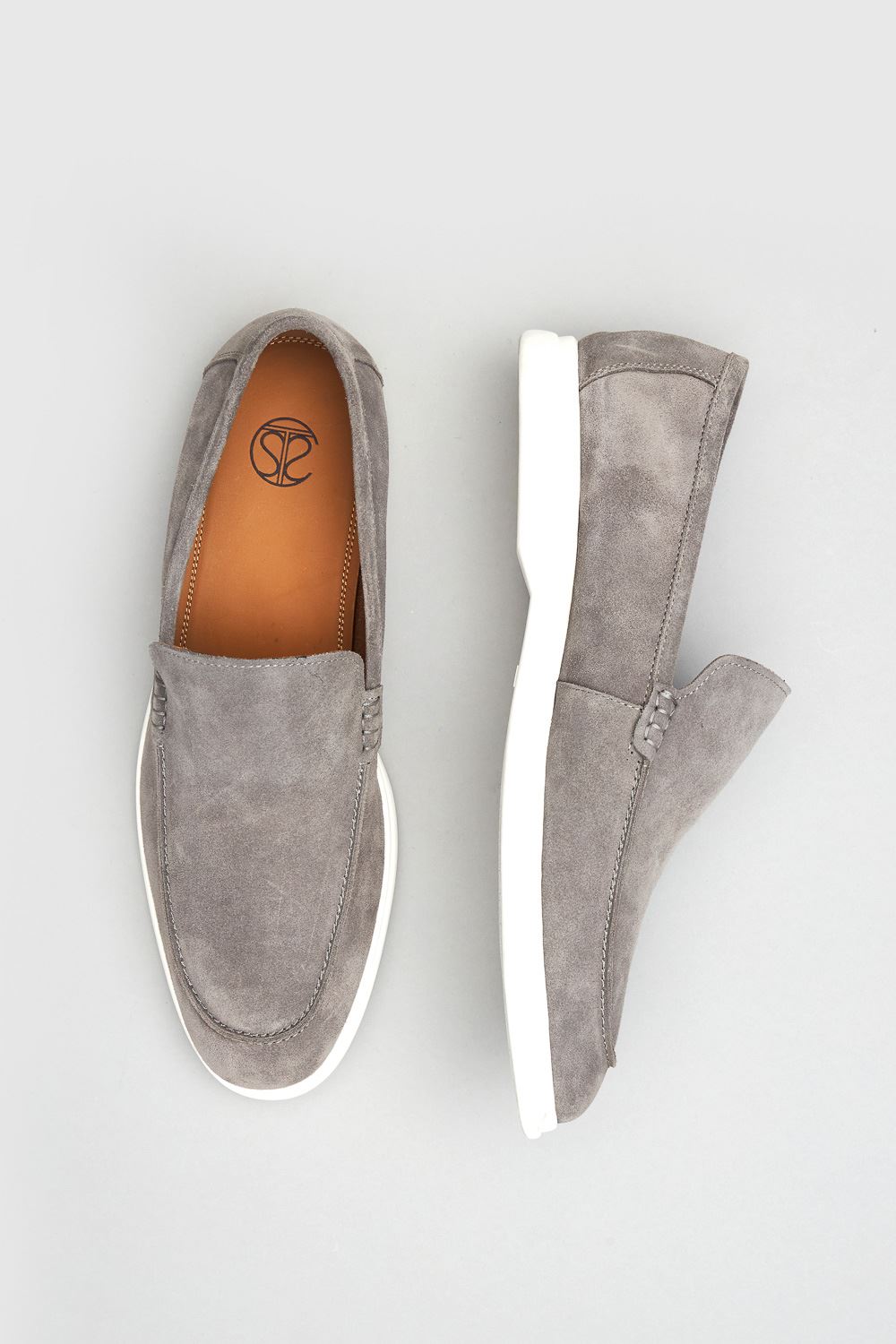 SST&C Gray Loafers | 1412304002  (Outlet)_3