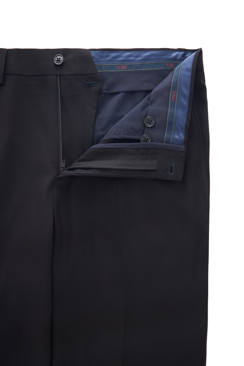 SST&C Basic Black Slim Fit Suit Trousers | 0212303010  (Outlet)_9