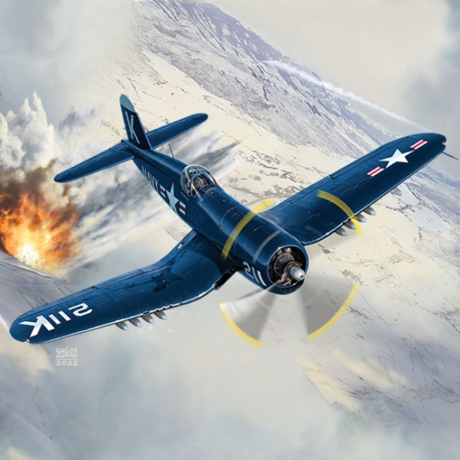 FA12353 1/48 美國海軍F4U-4長津湖戰役_0