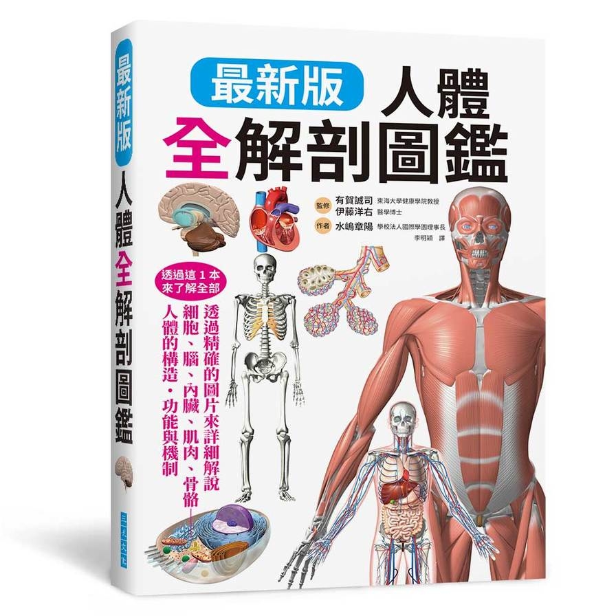 最新版人體全解剖圖鑑：專業醫學背景下的基礎剖析、完整說明！ | 拾書所