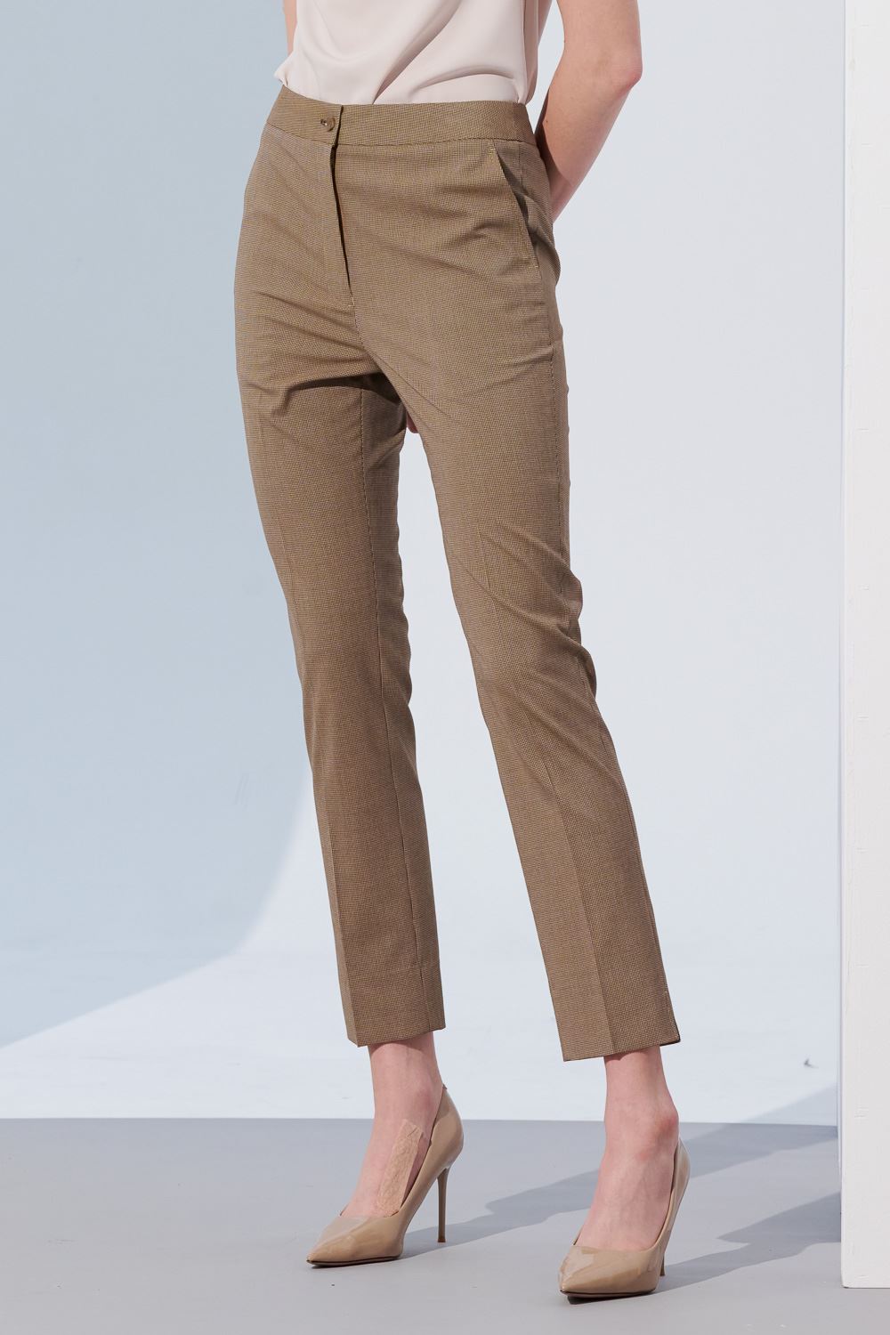 SST&C Khaki Slim Fit Trousers | 7262305005  (Outlet)_1