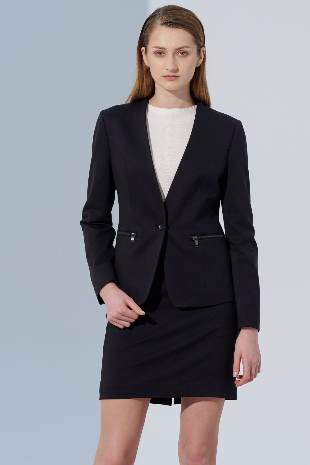 SST&C Black Pocket Skirt | 7462305003  (Outlet)_5