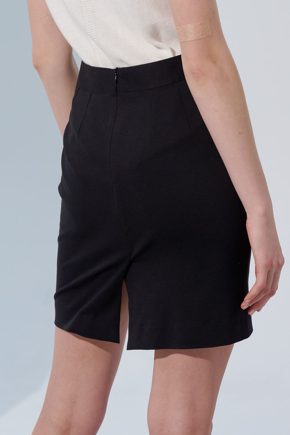 SST&C Black Pocket Skirt | 7462305003  (Outlet)_6