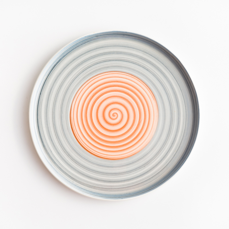 Ice Crack 23cm Ceramic Plate_2