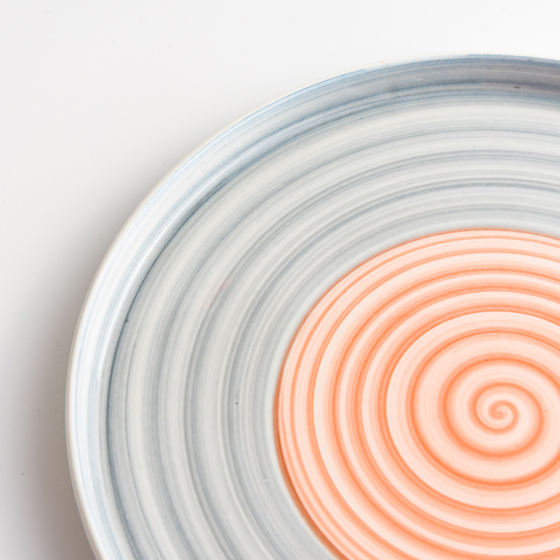 Ice Crack 23cm Ceramic Plate_3