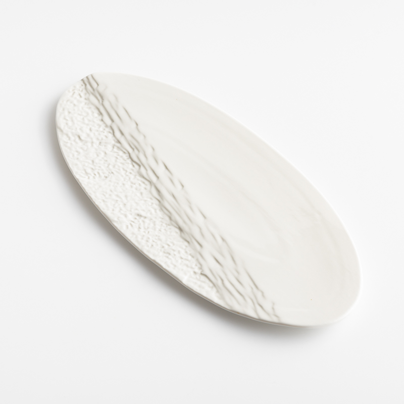 Ice Crack 23cm Ceramic Plate_0