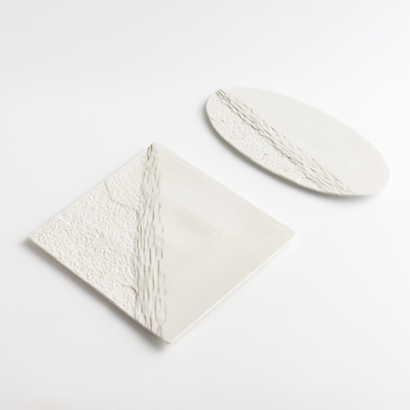 Ice Crack 23cm Ceramic Plate_4