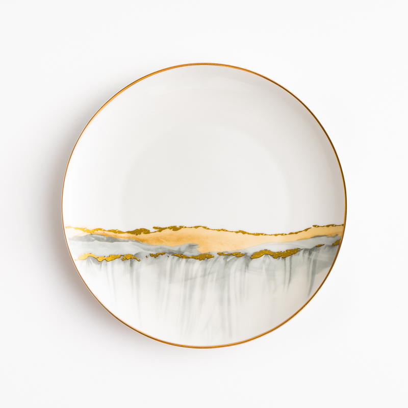 WAGA 餘暉金沙 20.5cm 骨瓷圓盤│單品_2