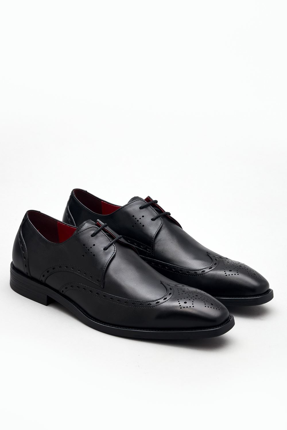 SST&C Black Derby Shoes | 1312305003  (Outlet)_0