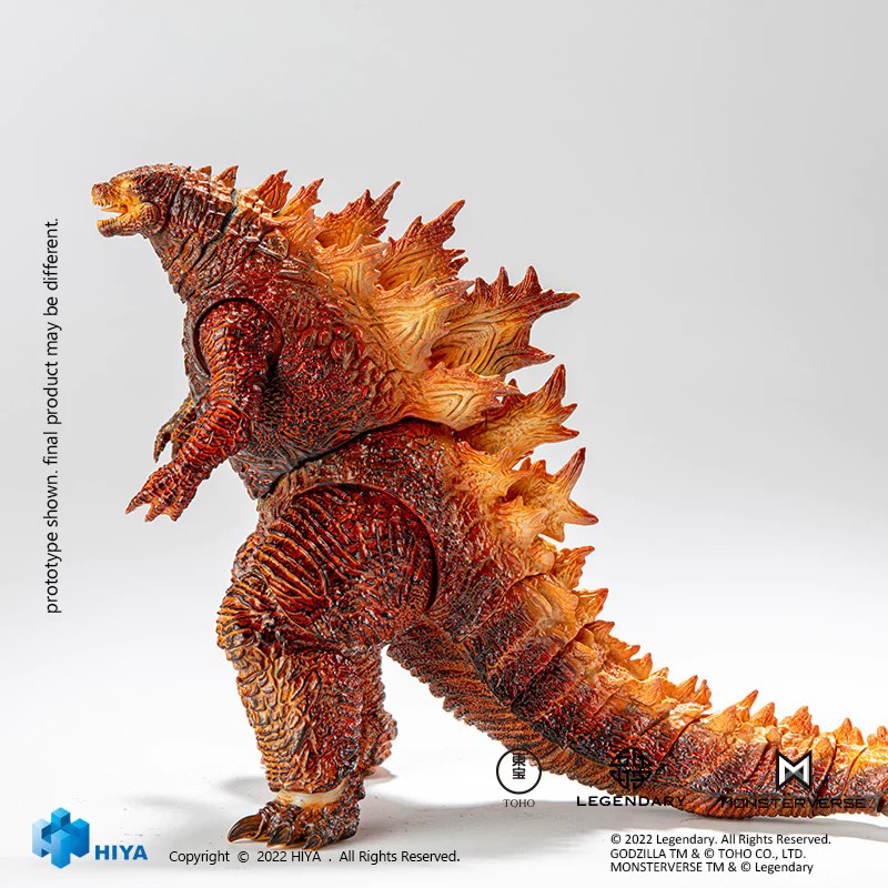 Hiya Toys 7吋 Exquisite Basic 219 紅蓮哥吉拉 可動完成品_4
